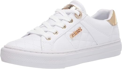 GUESS Women's Loven Sneakers: Trendy Lace-Up Comfort