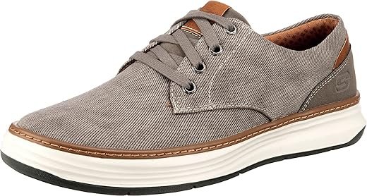 Skechers Men's Moreno Canvas Oxford - Air-Cooled Comfort